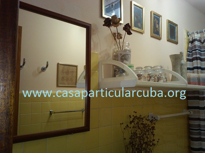 'Bathroom' Casas particulares are an alternative to hotels in Cuba.